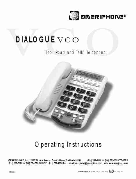 Ameriphone Telephone DIALOGUE VCO-page_pdf